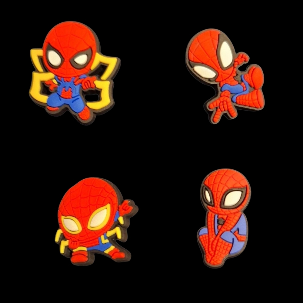 SPIDER MAN SPIDEY AND FRIENDS SHOE CHARMS SET OF 4